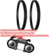 45-69-0010 Blade Pulley Tire for Milwaukee Band Saws Deep Cut 6230 6232-6 6238-20 2729-20 6225 AO2807 6238N (2/Pack)...