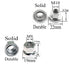 4pcs Track Nut Bicycle Bike Wheel Hub Axle Nuts M10 Rear Axle Nuts + M9 Front Axle Nuts Bicycle Accessories 7075 Aluminum Alloy Screw...