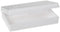 Heathrow Scientific HD15990C White Polypropylene 25 Place Economy Microscope Slide Box, 141mm Length x 92mm Width x 36mm Height...
