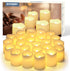 SHYMERY Flameless Votive Candles,Flameless Flickering Electric Fake Candle,24 Pack 200+Hour Battery Operated LED Tea Lights in Warm White for Wedd...