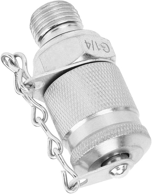 Walfront G1/4-M16x2 Hydraulic Test Adapter Hose Fitting Adapter Hydraulic Test High Pressure Measuring Point Coupling for Testing, Pneumatic Auxil...