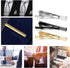 Mens Tie Clip Stainless Steel Metal Simple Necktie Tie Bar Clasp Clip Clamp Pins Sliver Color Minimalist for Men Business Party Wedding Anniversar...