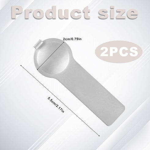 2pcs Italian Charm Opening Tool, 0.35in Charm Bracelet Starter Stainless Steel Bracelet Helper Tool/Link Tool for Nomination Bracelets Adding and ...