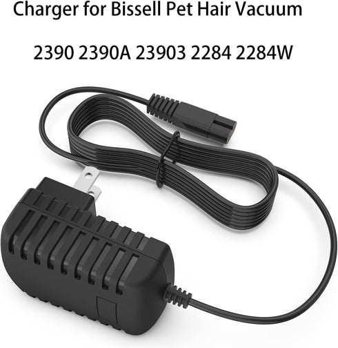 Replacement Charger for Bissell 2390A 2390 Pet Hair Eraser Vacuum Compatible with Bissell 2284 2284W 14.4V Lithium Ion Hand Vacuum Cleaner Power A...