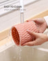 Rotating Pen Pencil Holder for Desk, 5 Slots Unique White Desk Pen Organizer Easthetic Desktop Supplies and Accessories for Women Girls, Pen Cup P...