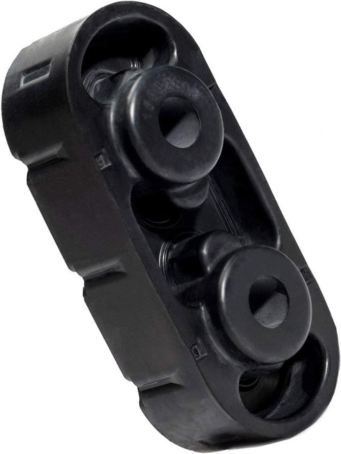 Exhaust Hanger Rubber with Stainless Steel Inside, Universal Hole Size Diameter 12mm (0.47inch), Muffler Bracket Mount, High Density Rubber Isolat...