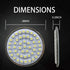 Eectra glide Led turn signal Motorcycle Lights 2" 50mm Bullet Style LED Turn Signals Pannel For Motor bike Sportster Softail Touring 1157 base fro...