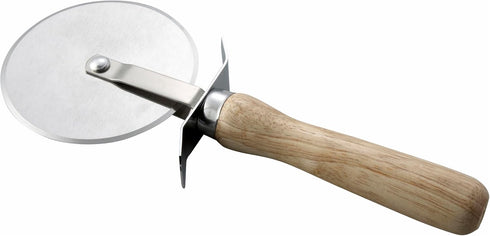 Winco 4-Inch Diameter Blade Pizza Cutter with Wooden Handle...