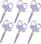 AKOAK 6 Pcs Children Plastic Scissors Primary School DIY Art Safety Small Scissors Kindergarten Children Special Plastic Scissors Cute Dragonfly P...