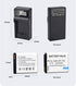3 Pack BP-70A Replacement Batteries with Charger for Samsung BP70A BP 70A WB30F, WB35F, WB50F, DV150F, ST150F, MV800, ES65, ES67, ES70, ES71, ES73...