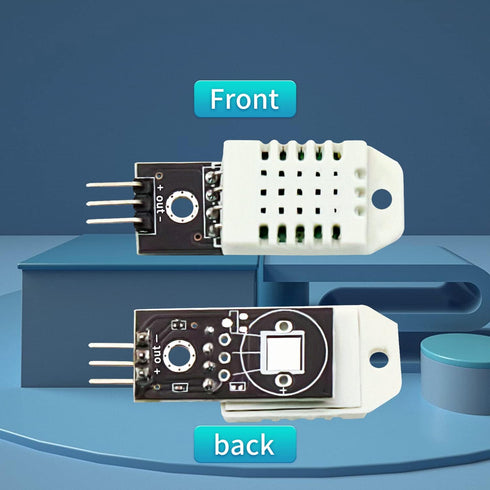2Pcs DHT22/AM2302 Digital Temperature - Humidity Sensor Module DC 3.3-5 Volt Temp Humidity Gauge Monitor with Wire Replace SHT11 SHT15 for Arduino...