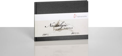 Nostalgie Sketch Book 190g/m², Drawing Notebook, A5, Landscape, 40 fls...