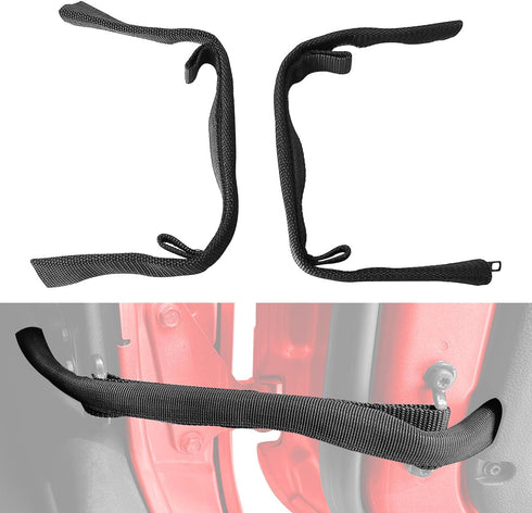 Door Strap for Jeep Wrangler,Door Limiting Straps for Jeep Wrangler JK JKU 2007-2018,Heavy Duty,Door Check Straps(2PCS)...