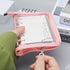 Clear A7 Binder Wallet with Zipper, Pink 6 Ring Glitter Budget Binder Loose Leaf Zip Up Binder Cover for Cash Envelopes System, Photocard Album, J...