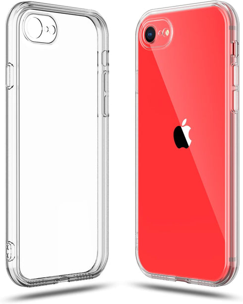 Shamo's Soft TPU Clear Case for iPhone 7, 8, SE 2nd & 3rd Gen - Slim, Flexible & Protective Cover with Enhanced Grip & Shock Absorption - Convenie...