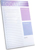 GSM Brands Daily To Do List Notepad, Trendy Ombre Design with Checklist, Don't Forget, Tomorrow and Notes Sections (7 x 10, 60 Pages)...