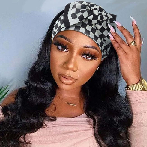 Woeoe Women's Silk Head Edge Wrap Red Satin Laying Scarves Long Lace Headband Scarf Pattern Silky Hair Wrapping(Pack of 3)...