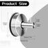 Suction Hooks, 2 Pack Vacuum Suction Cup Hooks Removable and Reusable Shower Hooks Stainless Steel Towel Hooks Wall Hanging Hook Heavy Duty Hooks ...