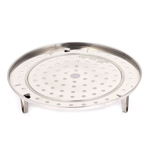 uxcell Stainless Steel Food Steaming Steamer Canning Rack Tray Stand Cookware 10 Inch...
