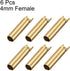 uxcell 4 mm Bullets Connector Gold Plated Banana Plugs Female for RC Battery ESC Motor 6pcs...