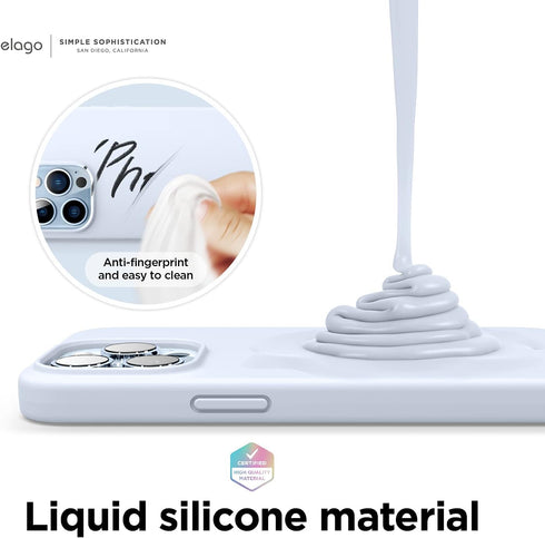 elago Liquid Silicone Case Compatible with iPhone 13 Pro Case (6.1"), Premium Silicone, Full Body Protection - 3 Layer Shockproof Phone Cover, Ant...