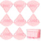 8 Pcs Cotton Powder Puff Face,JASSINS Triangle super soft for Both dry and wet Makeup Setting/Concealer/Loose and Body Powder/Foundation/Blush Mak...