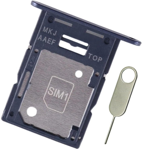 Sim Card Tray SD Card Holder Replacement for Samsung Galaxy A15 (5G) SM-A156U A156U1 A156B A156 - Blue Black......