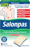 Salonpas Pain Relieving Patch, LARGE, 6 Count, for Back, Neck, Shoulder, Knee Pain and Muscle Soreness, 8 Hour Pain Relief...
