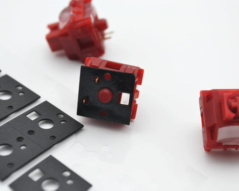 YIMAGUJRX RUNJRX Keyboard Switch Film Poron Switch Pad,Swich Film for Cherry Gateron Kailh Switches,Switch Pads for Hot Swap Keyboard 120 Pcs (Fil...