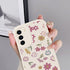 Designed for Samsung Galaxy A14 5G Case with Cute Flowers Floral Pattern for Women Girls Soft PU Leather Protective Case for Galaxy A14 5G-Pink...