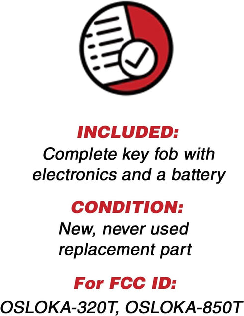 KeylessOption Keyless Entry Remote Alarm Car Key Fob for Hyundai Tucson OSLOKA-320T...