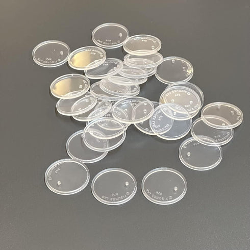 30Pcs 37.5mm wide Round Clear Action Figure Display Stands Fit for 3.75” MODERN Star Wars / MODERN Gi Joe / Marvel Legends Figure toy...