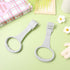 ibasenice Baby Pull up Rings, Baby Standing Walker Crib Tool Ring Pair of Universal Ring Baby playpen Crib Hook Baby Toy Bed Ring Help Baby Stand ...