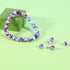 Purple-Blue Imperial Jasper Beads 48pcs 8mm Stone Beading Loose Gemstones Hole Size 1mm DIY Smooth Bead for Bracelet Necklace Earrings Jewelry Mak...