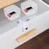 6pcs Clear Acrylic Storage Container, Desk Organizer Drawer Square Tray, Small Makeup Vanity Storage Bins Widely for Kitchen Cabinet, Tool, Office...