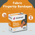 Dealmed Fabric Fingertip Flexible Adhesive Bandages – 100 Count (1 Pack) Bandages with Non-Stick Pad, Latex Free, Wound Care for First Aid Kit, 1 ...