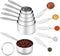 Joyhill Measuring Cups and Spoons Set of 10 Piece, Stainless Steel Measuring Cups Stackable, Nesting Metal Measuring Cups for Dry & Liquid Ingredi...