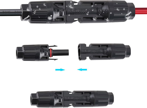 Solar to XT60i Cable 10AWG XT60i Extension Cable Solar Connector to XT60i Adapter Cable Compatible for EcoFlow River Delta Portable Power Station ...
