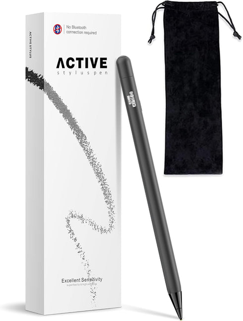 Stylus for iPad,Stylus for iPhone, Rechargeable Stylus Pen,1.4mm Fine Tip for Drawing and Writing, Compatible iPad Pro/iPhone and iPad/iPad Mini/i...