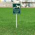 Dogs Loose Invisible Fence Yard Sign with Stake 8x12inch Rustproof Outdoor Aluminum Sign for Yard Garden Lawn Street Outdoor...