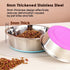 5mm Thick Stainless Steel Dog Bowls, Non-Slip with Silicone Base Cat Dishes, 2 Cups Food Grade BPA Free, Less Sliding, Premium Water and Food Pat ...