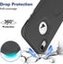 for iPhone XR Case 6.1 inch, 14ft Drop Tested, Shockproof Protection Dual Layer Case for iPhone XR, Black...
