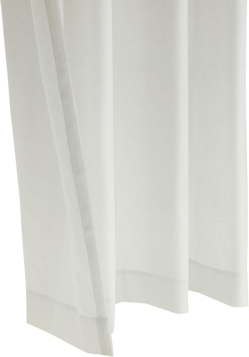 Weathershield Insulated Sheer Rod Pocket Curtain Panel 50 x 84 in White...