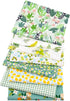 Fat Quarters Fabric Bundles, 8 Pcs 100% Cotton 19.69” x 19.69” (50 x 50cm) Precut Quilting Fabric Squares Sheets for DIY Patchwork Sewing Quilting...