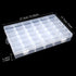 Clear Plastic Jewelry Box Organizer Storage Container with Adjustable Dividers (36 Grids)...