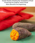 4PCS Reusable Microwave Potato Cooker Bags, Red, Fiber Cloth, Drawstring Closure, Perfect for Baked, Mashed, or Fries in 4 Minutes...
