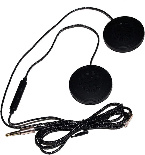 Flylin Motorcycle Helmet Headset, Universal Racing Helmet Speakers for Motorcycle Motorcycle Headphones Wired Helmet Sports Headset Helmet Earphon...