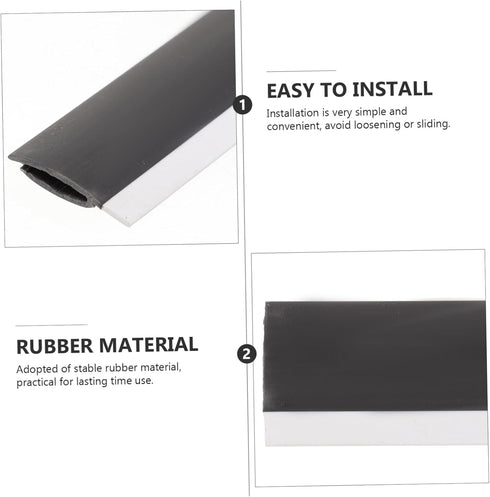 Uonlytech 4pcs dustpan rubber lip dustpan rubber edge replacement lip for dustpan rubber lip for dustpan rubber lips dustpan edge dustpan repair F...