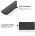 Uonlytech 4pcs dustpan rubber lip dustpan rubber edge replacement lip for dustpan rubber lip for dustpan rubber lips dustpan edge dustpan repair F...