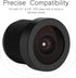 Sonew 2.1mm Fisheye Lens, 160 ° * 0.5 IP Camera Any Version of Raspberry-pi for 1/3 '' & 1/4 '' CCD Chips...